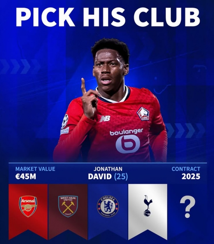 今夏免簽！25歲中鋒戴維40場23球10助，德轉(zhuǎn)列潛在下家：槍錘車刺