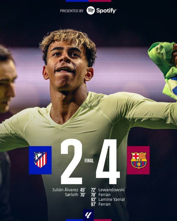 下月國(guó)王杯再戰(zhàn)！巴薩此前對(duì)馬競(jìng)5連勝，本賽季近3場(chǎng)1勝1平1負(fù)