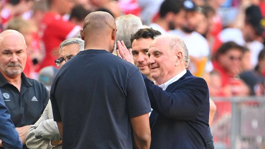 高情商！體圖：被赫內斯多次稱贊，孔帕尼深得拜仁高層歡心