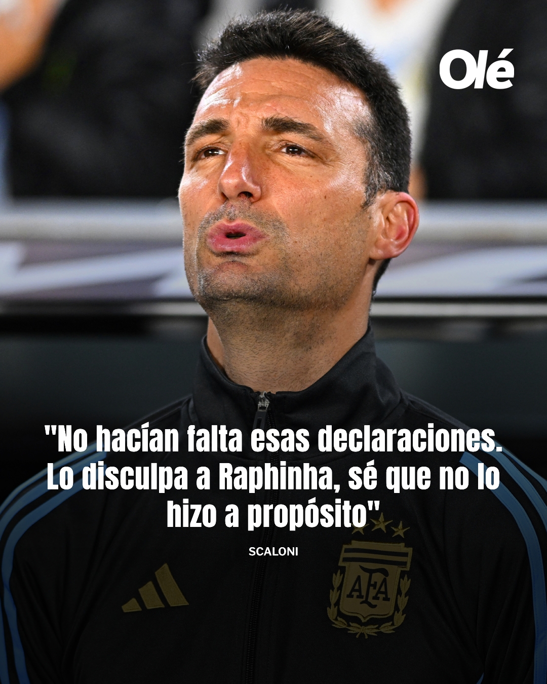 斯卡洛尼回應(yīng)拉菲尼亞言論：我原諒他，他只是在捍衛(wèi)自己的球隊(duì)