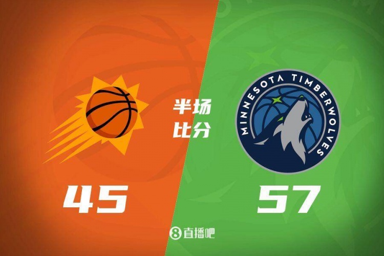 半場戰(zhàn)報：KD12分2帽 蘭德爾16分 華子傷退 森林狼領先太陽12分