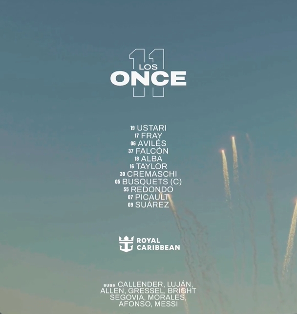 邁阿密vs費城聯(lián)合首發(fā)：梅西替補，蘇亞雷斯、布斯克茨先發(fā)