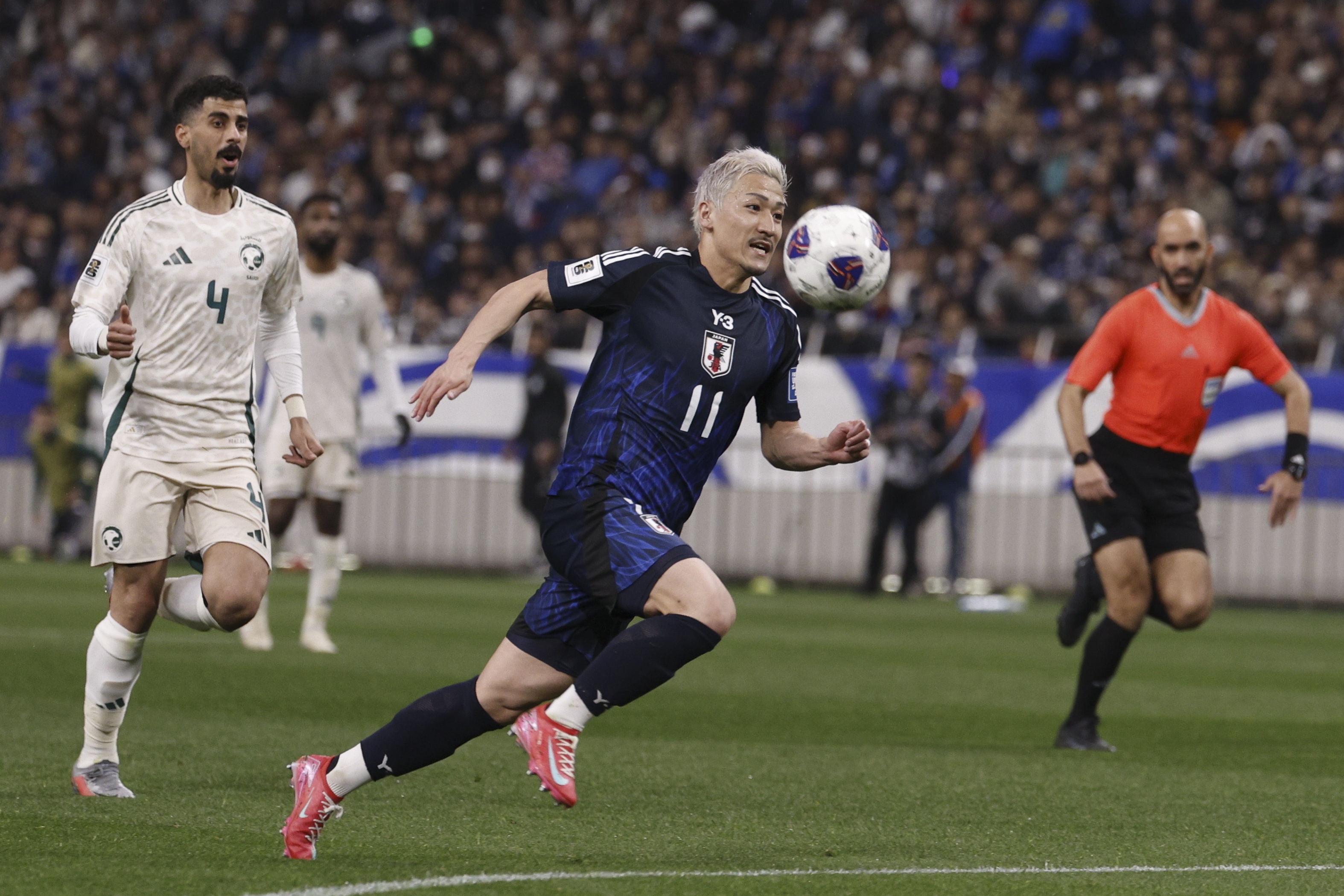 前田大然：上半場的機會要是自己都把握住，就能大比分領(lǐng)先沙特了