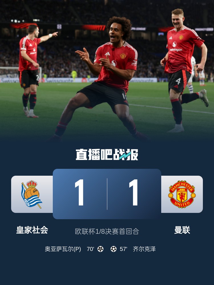 能否拿下歐聯(lián)杯？曼聯(lián)本賽季歐聯(lián)杯繼續(xù)不敗，9場5勝4平